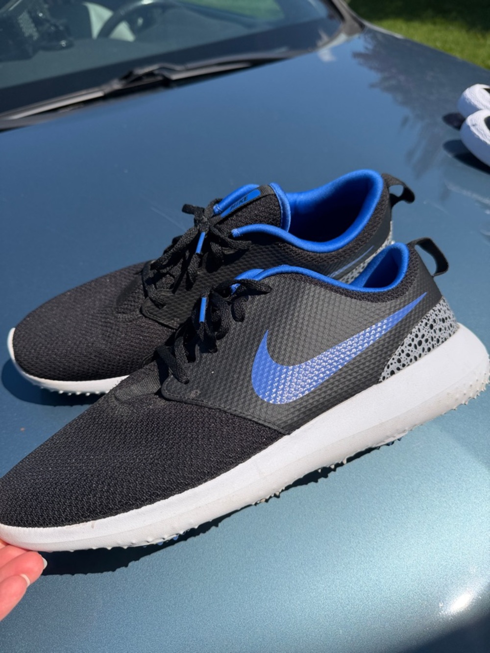 Nike Roshe G Golf Shoes - Black/Royal/Grey